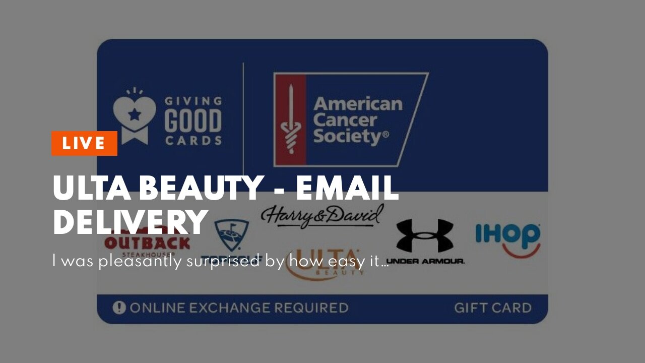 Ulta Beauty - Email Delivery