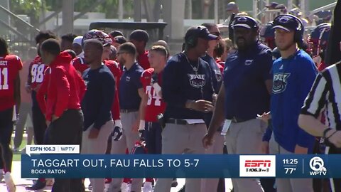 Willie Taggart out, as FAU falls to 5-7