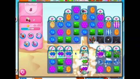 Candy Crush Level 2217 Talkthrough, 27 Moves 0 Boosters