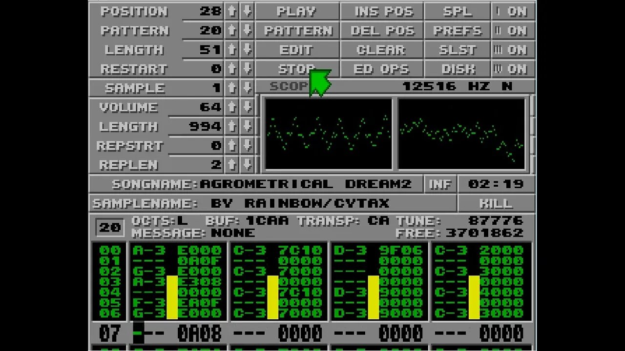 Atari ST Protracker Mods - Agrometrical Dream