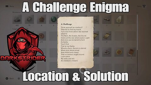 Assassin's Creed Mirage- A Challenge Enigma
