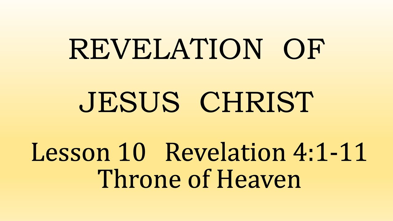 Revelation 4:1-11