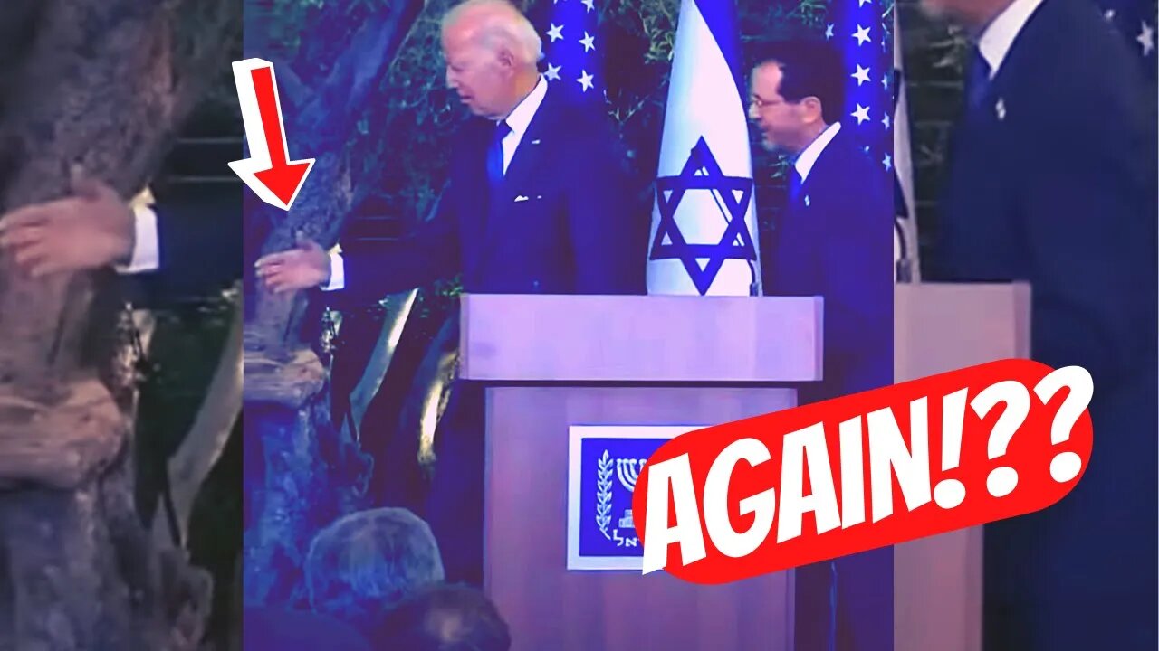 JOE BIDEN TRYING TO SHAKE HANDS WITH AIR AGAIN?