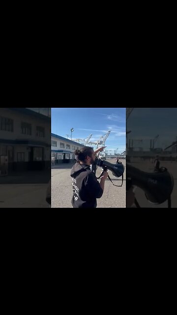 Oakland, CA - protesters block military aid to Israel