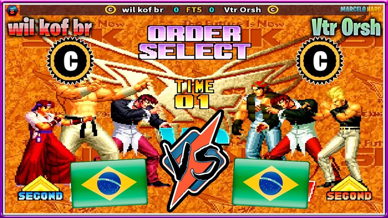 The King of Fighters '96 (wil kof br Vs. Vtr Orsh) [Brazil Vs. Brazil]