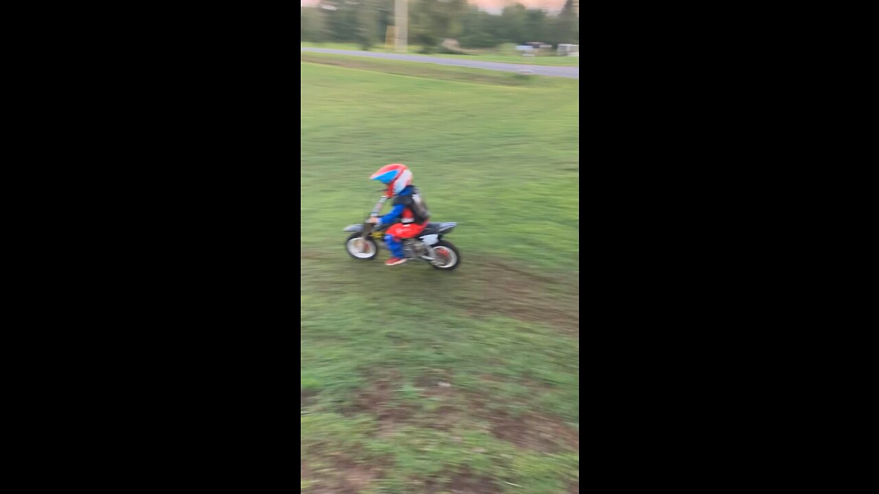 Kids getting good at ridin