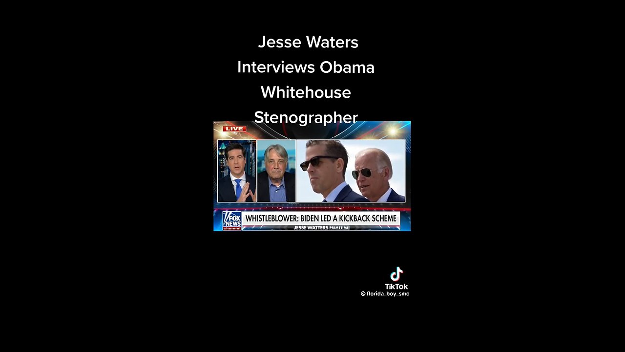 Former White House Stenographer Says He Has The Evidence To Put Joe Biden In Jail, FBI Ignored It