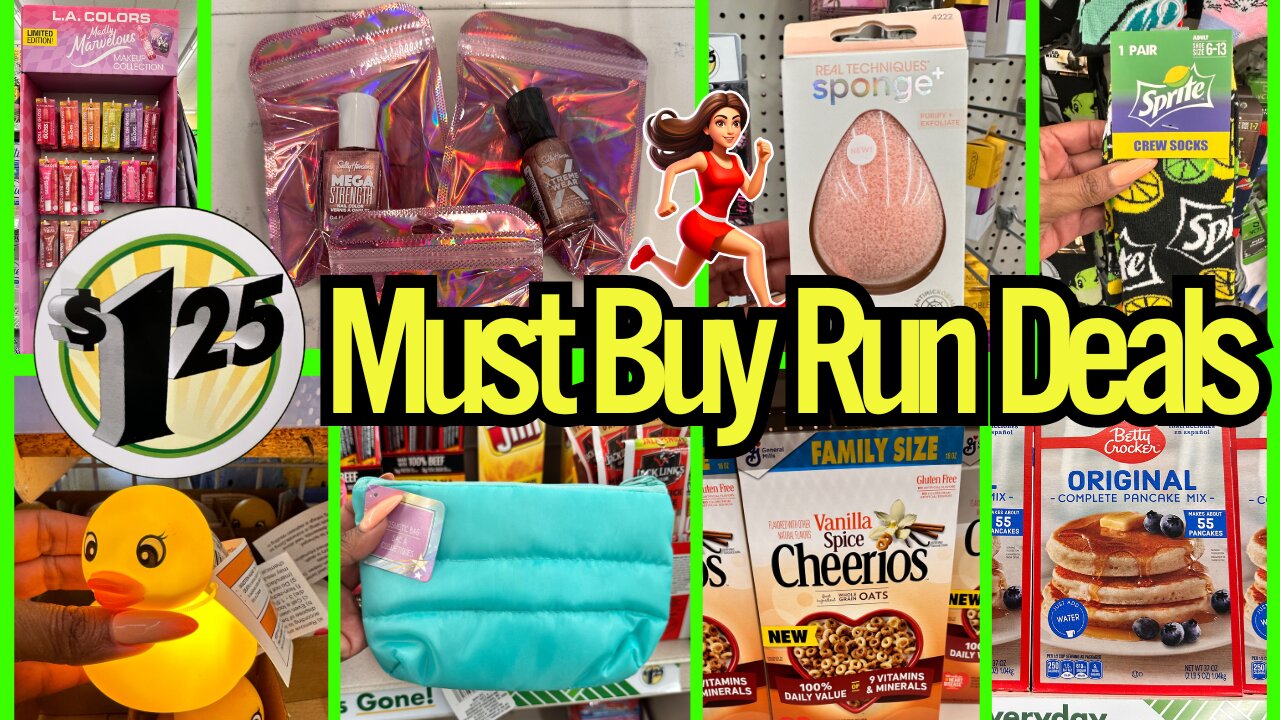 Dollar Tree Shop W/Me🏃🏽‍♀️🔥Dollar Tree $1.25 Must Buy Run Deals🏃🏽‍♀️🔥New at Dollar Tree