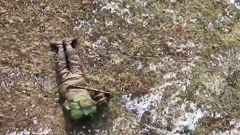 Ukrainian Drone Kills Injured Soldier