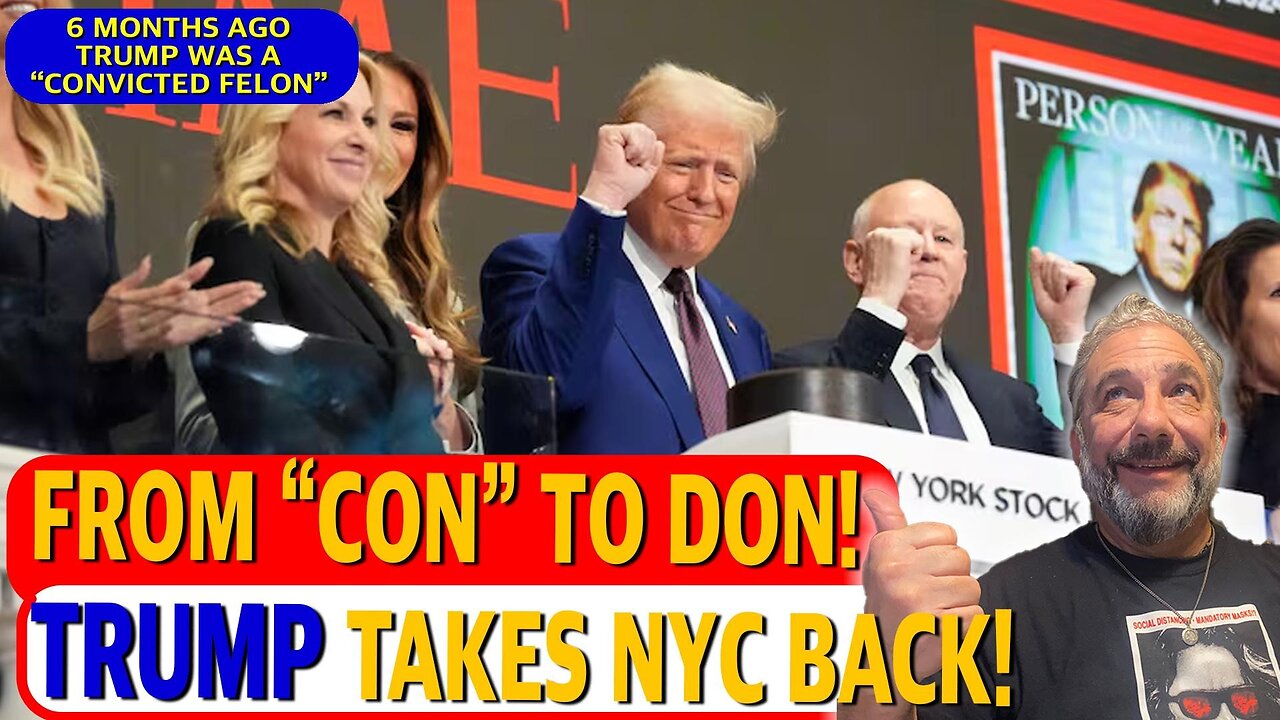 FROM "CON" TO DON! TRUMP TAKES NYC BACK.