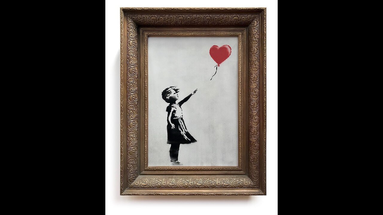 Banksy - Shredding the Girl and Balloon - The Director’s Half Cut (October 17, 2018)