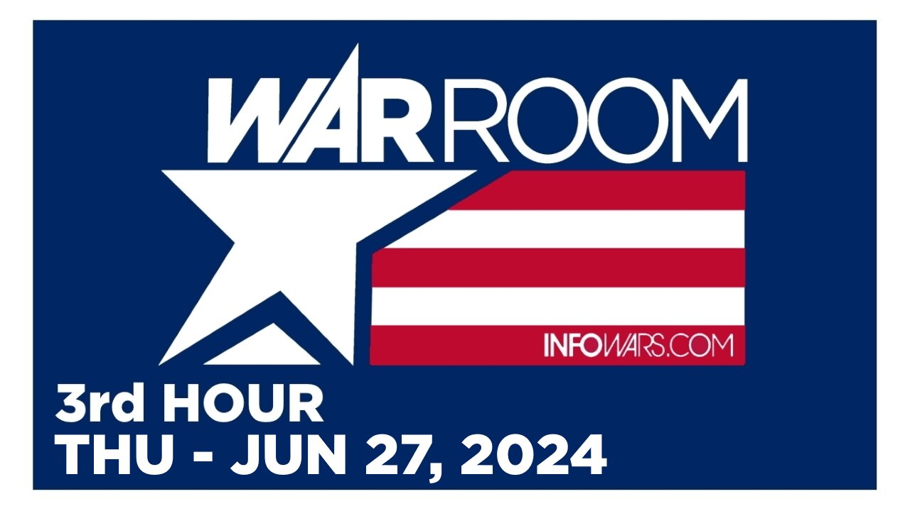 WAR ROOM [3 of 3] Thursday 6/27/24 • LUNDEN ROBERTS: WILD WORLD OF HUNTER BIDEN, News & Analysis