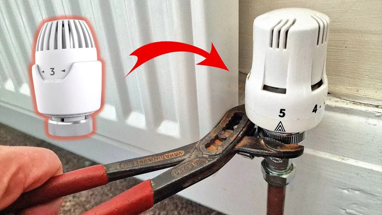 How to Change a Radiator Thermostat in 60 Seconds!