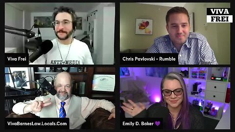 Sidebar with Rumble CEO Chris Pavlovski - Special Guest Emily D. Baker -