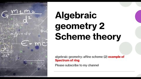 The stalks of the affine scheme