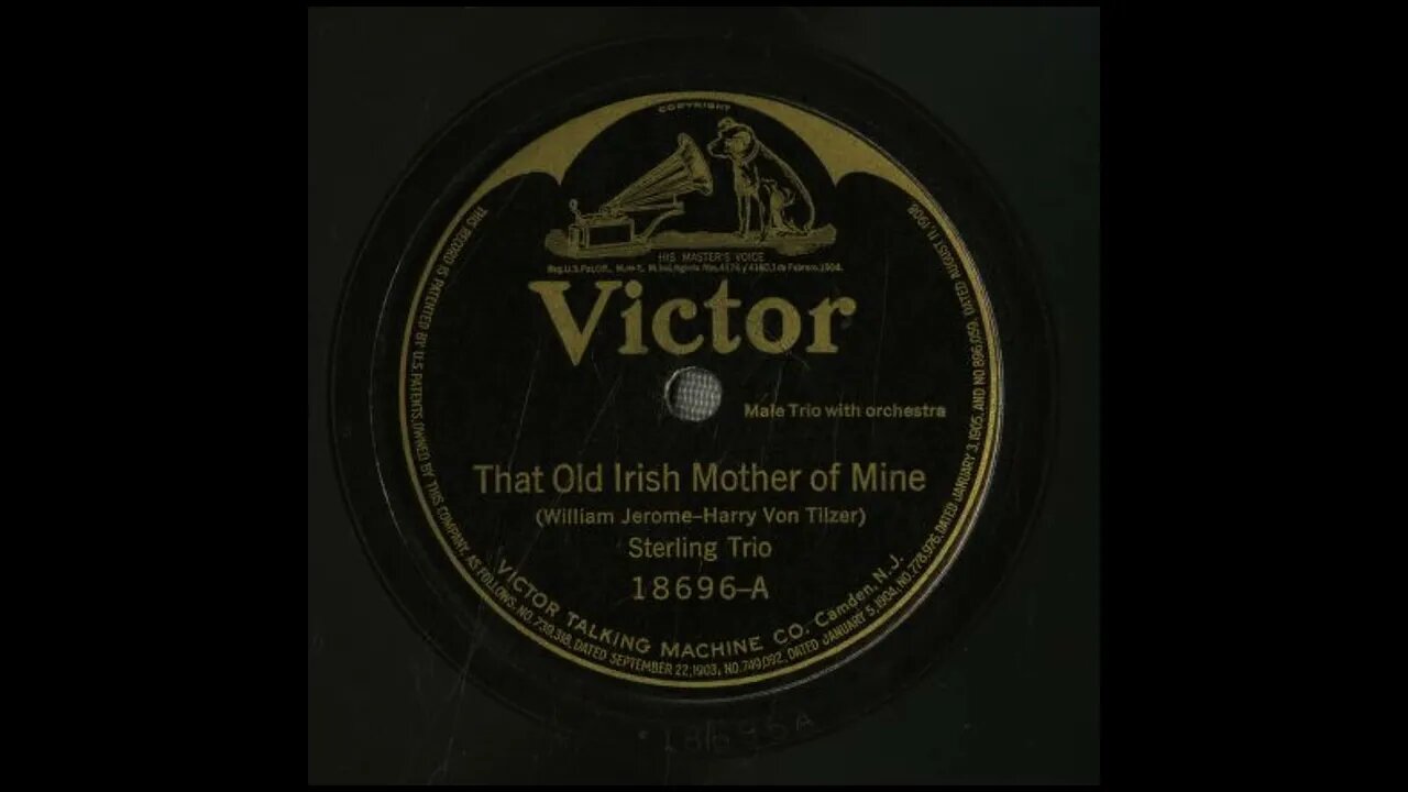 That Old Irish Mother of Mine - Sterling Trio