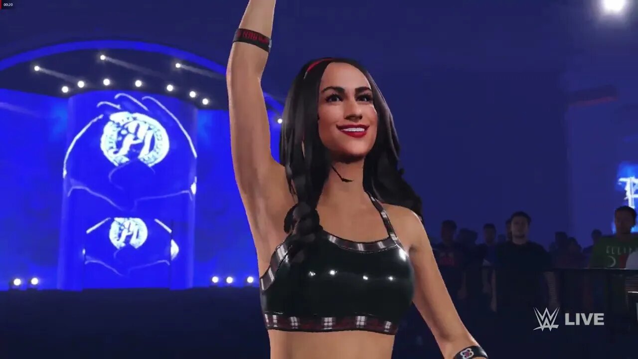 WWE 2k22 NXT 2 0 Brie Bella Entrance