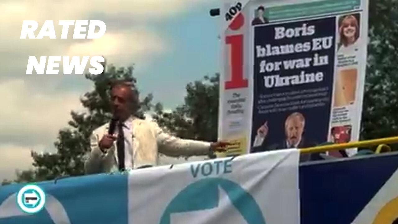 Nigel Farage Defends Ukraine Comments with 2016 Boris Quote at Rally