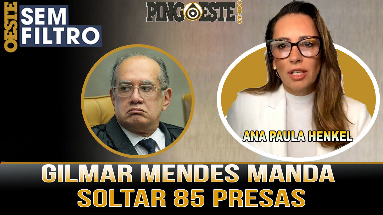 Gilmar Mendes solta 85 presas para acomadar presas pelas manifestações [ANA PAULA HENKEL]