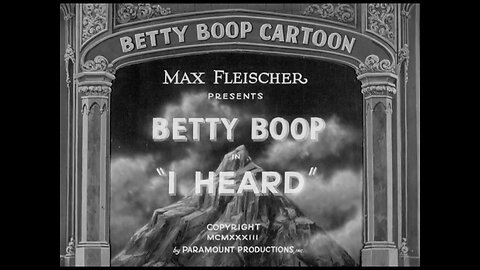 Betty Boop - I Heard (1933)