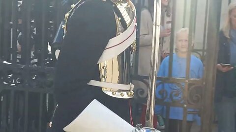 The King's guard blues and royals