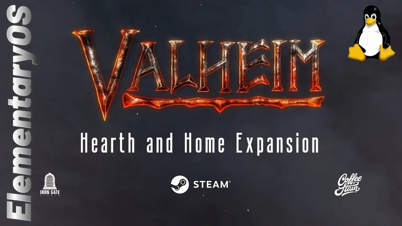 Valheim Hearth & Home LIVE on ElementaryOS Linux #1