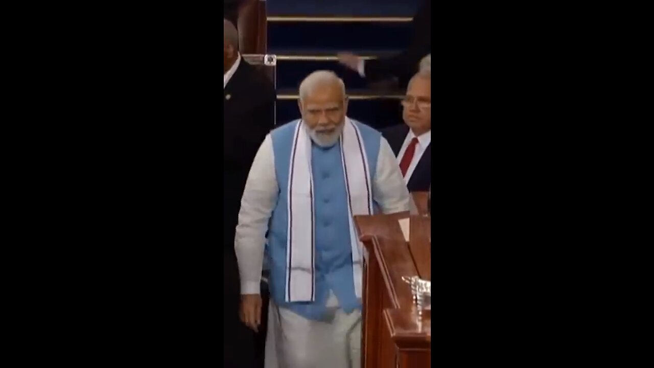 PM MODI receives a grand welcome amid thunderous applause in the US Congress