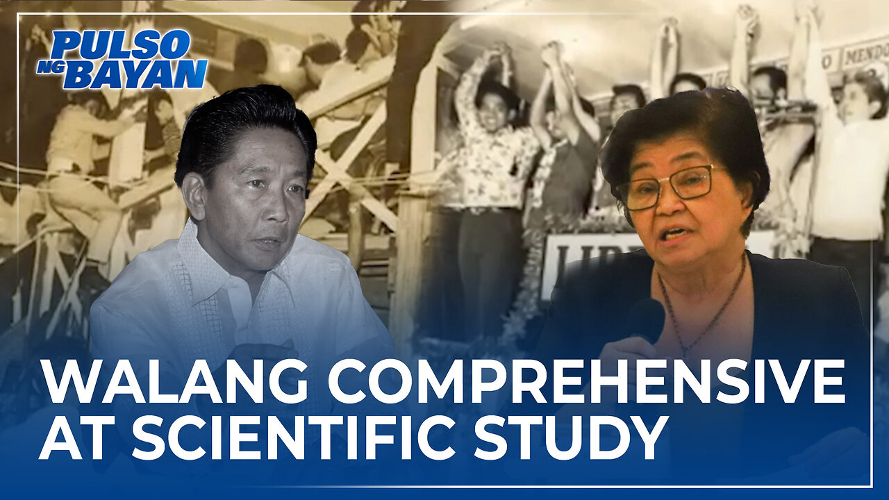 Wala pang comprehensive and scientific study ng 21 years of Ferdinand Marcos’ during Martial Law