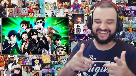 (REACT) A DECADA de OURO dos ANIMES - @Matheusu