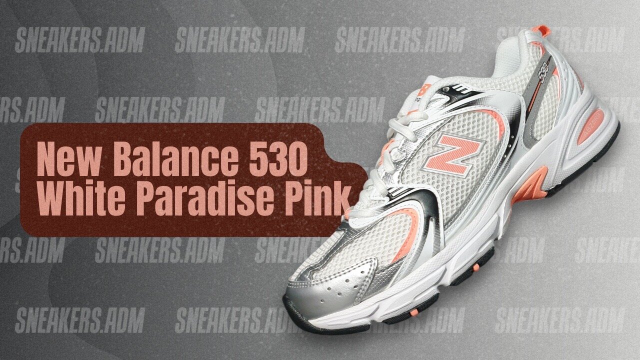 New Balance 530 Munsell White Paradise Pink - MR530MAC - @SneakersADM