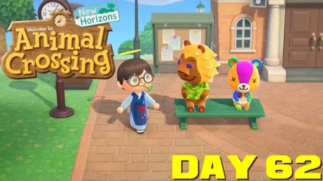 Animal Crossing: New Horizons Day 62 - Nintendo Switch Gameplay 😎Benjamillion