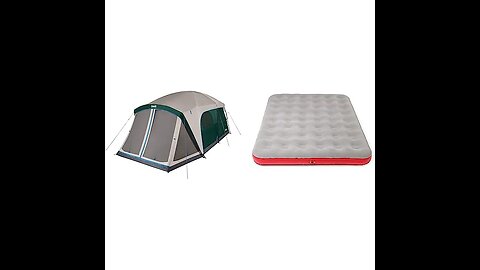 Coleman Tent Vail 46, Family Tent for 46 Persons, Large Camping Tent with 23 Extra-Large Sle...