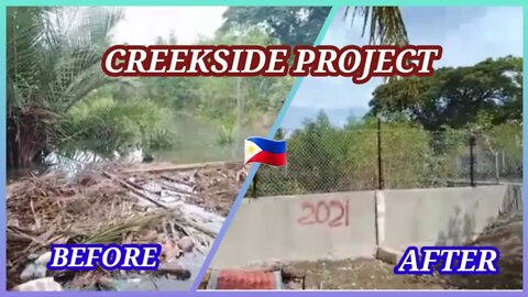 PHILIPPINES,🇵🇭 CREEKSIDE BEFORE AND AFTER PROJECT