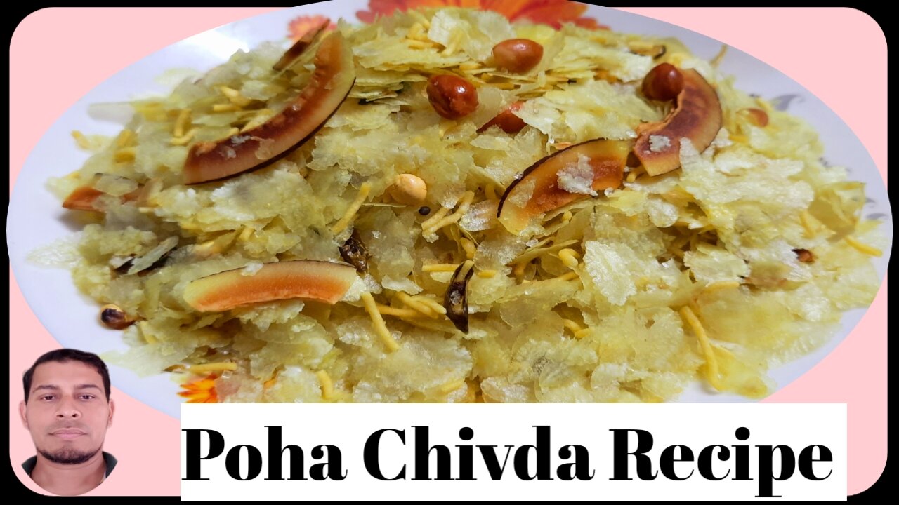 Poha Chivda Recipe _ Maharashtra Poha Chivda