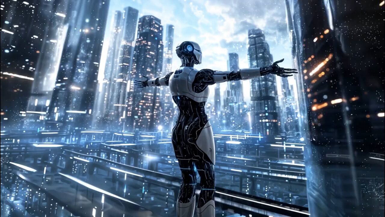 A picture of the world in the near future.