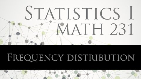 Frequency Distribution (Explained in spanish)