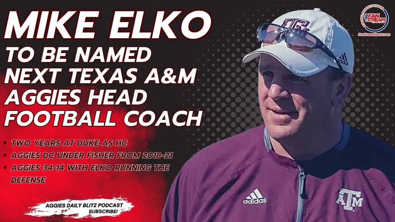 Texas A&M Aggies to Hire Mike Elko as Head Coach