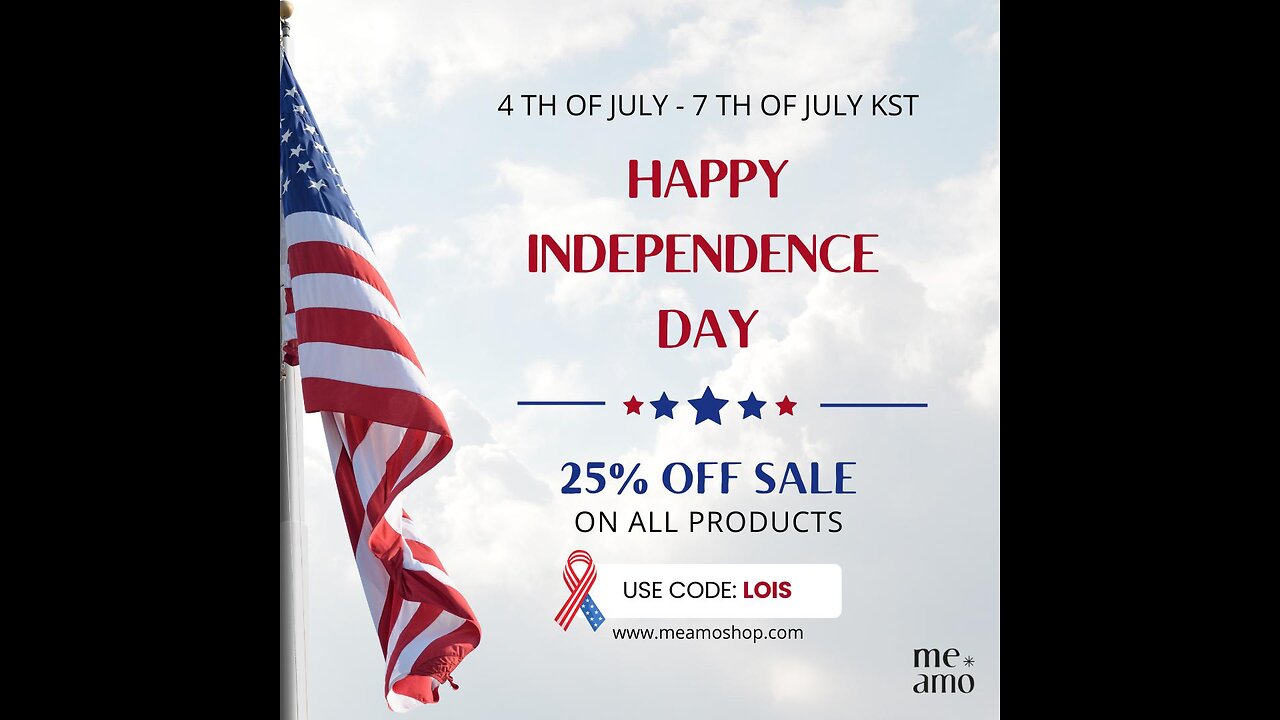 Sale 25% off Meamoshop Code LOIS July 4-7 ❤️❤️❤️