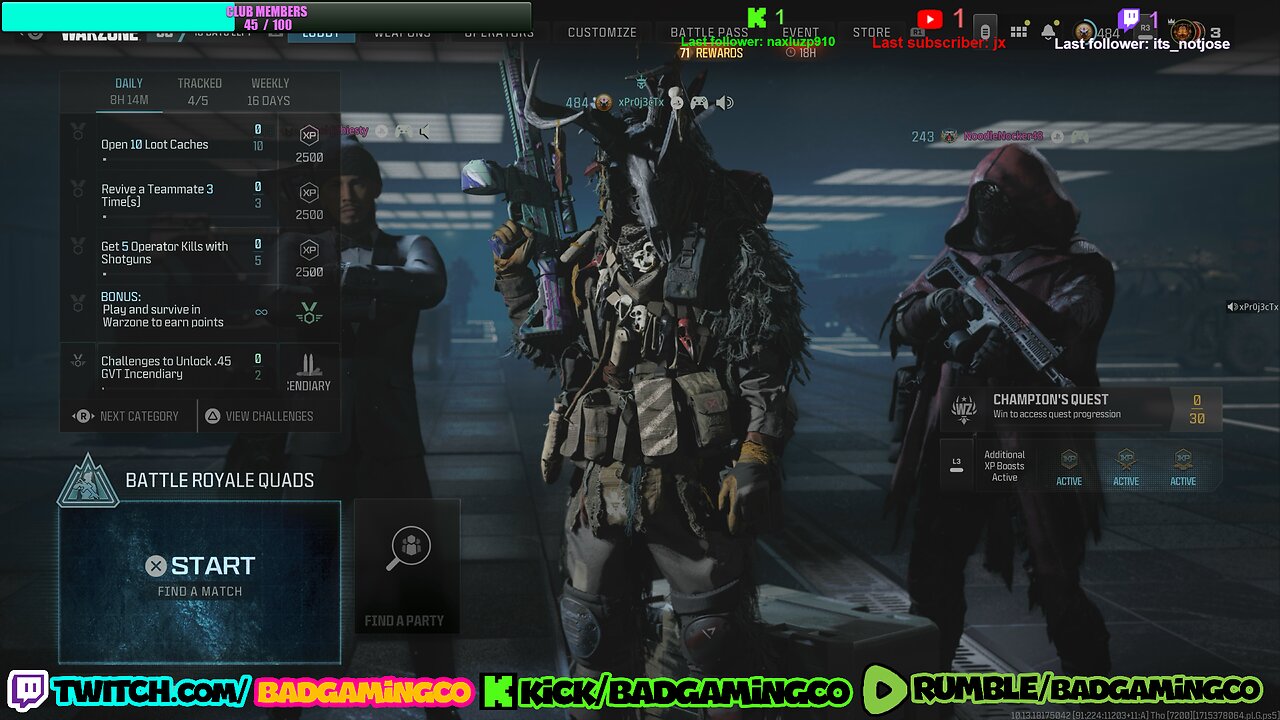 BEST WARZONE PLAYERS TAKE OVER![JOINTHECLUB]