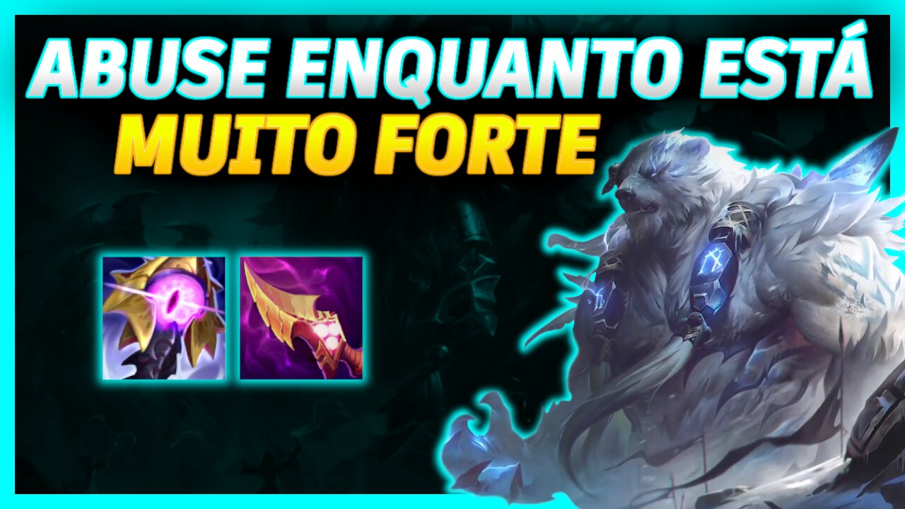 O CAMPEÃO PERFEITO PARA SAIR DO LOW ELO!!! // EM BUSCA DE TODAS M7: VOLIBEAR #1