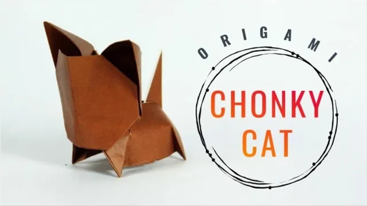 How to make an origami Chonky cat