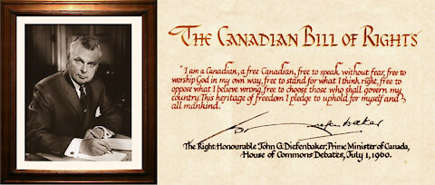 Brian Peckford Explains the Canadian Bill of Rights