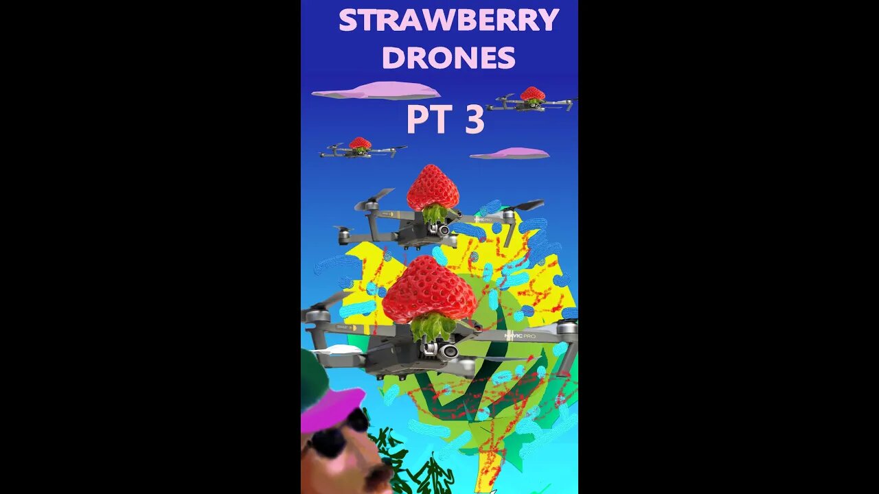 Strawberry Drones Pt 3 By Gene Petty #Shorts