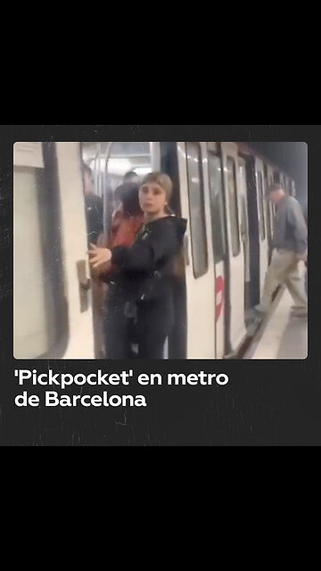 Pasajera expone a carterista en metro de Barcelona