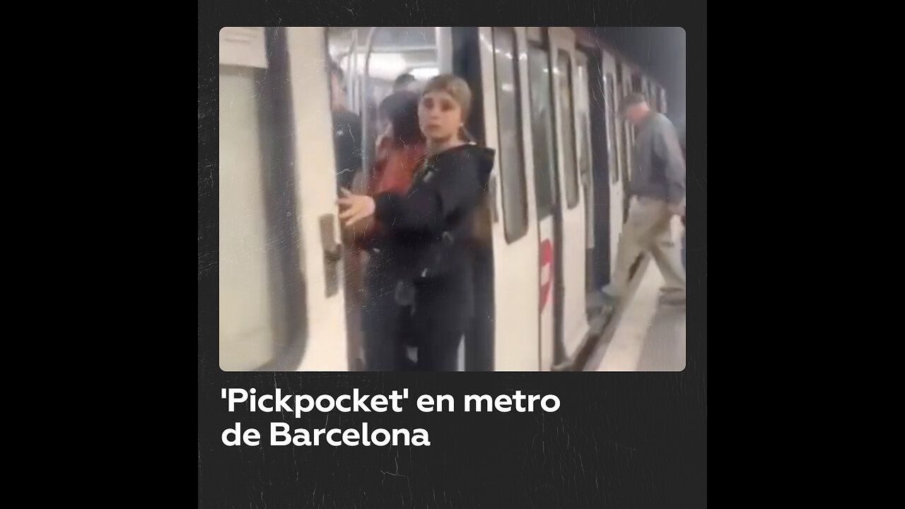 Pasajera expone a carterista en metro de Barcelona