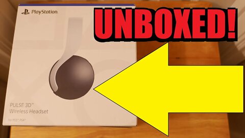 Sony Pulse 3D Headphones Unboxed!