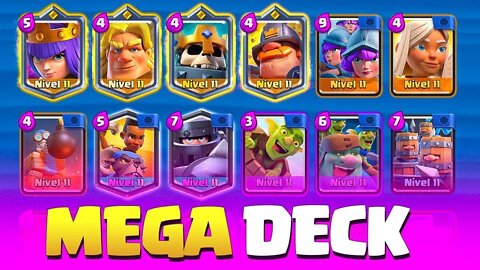 DESAFIO DO MEGADECK #01 - VITÓRIA 8 CLASH ROYALE