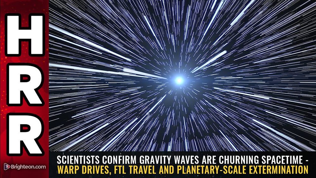 GRAVITY WAVES are churning spacetime - Warp drives, FTL travel and planetary-scale extermination