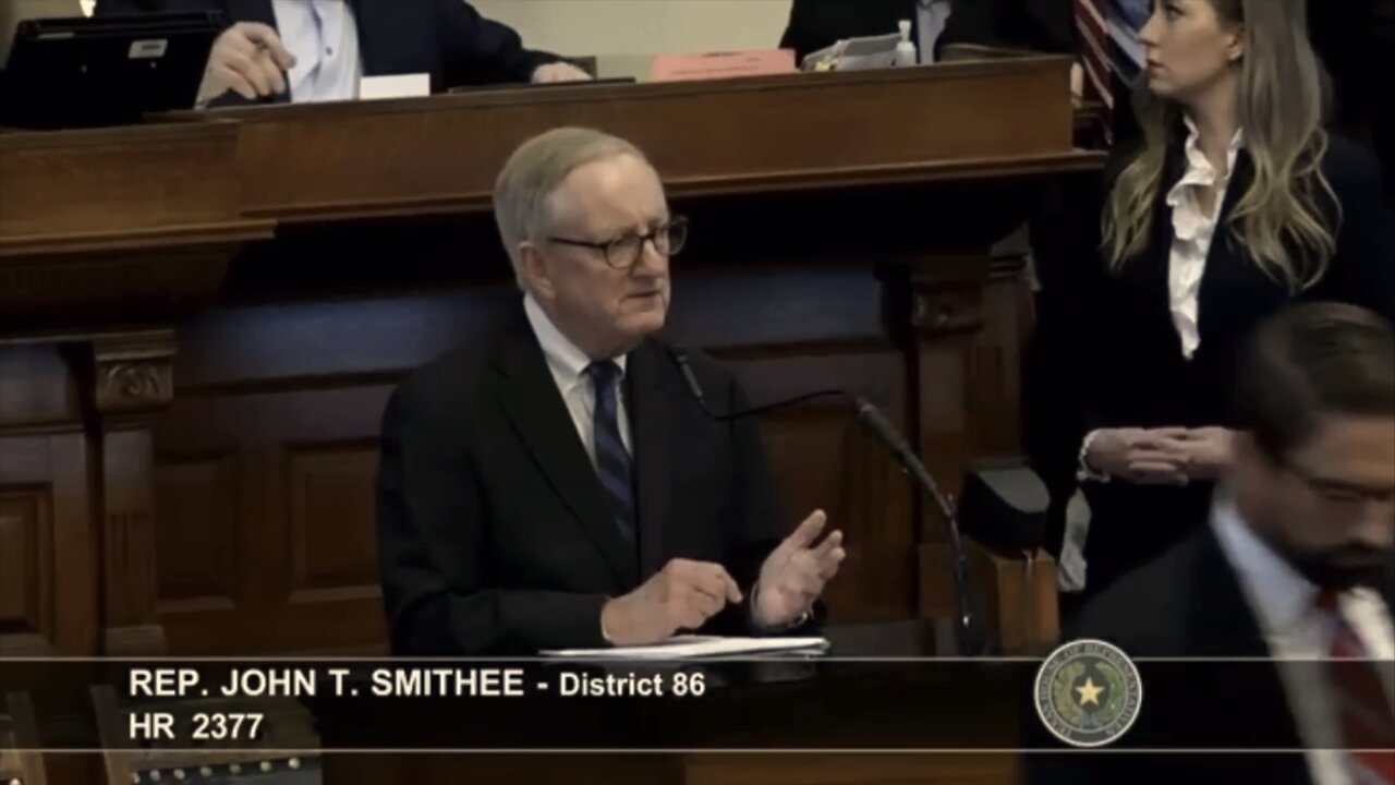 Texas Rep John Smithee - Paxton Trial Sham Truth