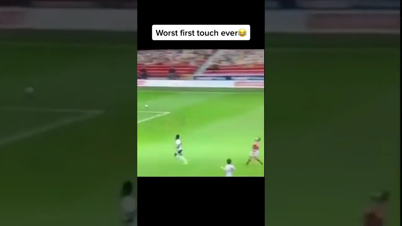 Tag someone with a first touch like this 😂😂😂 #football #funny #firsttouch #footballfails